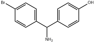 1-(4-BROMOPHENYL)-1-(4-HYDROXYPHENYL)METHYLAMINE Struktur