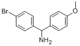 1-(4-BROMOPHENYL)-1-(4-METHOXYPHENYL)METHYLAMINE
 Struktur