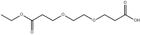 3-[2-(2-ETHOXYCARBONYL-ETHOXY)-ETHOXY]-PROPIONIC ACID
 Struktur