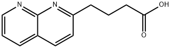 1,8-NAPHTHYRIDIN-2-BUTYRIC ACID
 Struktur