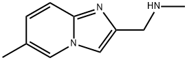 METHYL-(6-METHYL-IMIDAZO[1,2-A]PYRIDIN-2-YLMETHYL)-AMINE Struktur