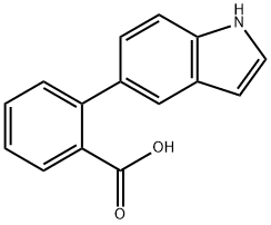 2-(5'-INDOLE)BENZOIC ACID
 Struktur