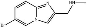 (6-BROMO-IMIDAZO[1,2-A]PYRIDIN-2-YLMETHYL)-METHYL-AMINE Struktur