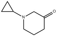 1-CYCLOPROPYL-PIPERIDIN-3-ONE Struktur