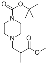 2-METHYL-3-(4-BOC-PIPERAZIN-1-YL)-PROPIONIC ACID METHYL ESTER Struktur