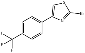 2-BROMO-4-(4-TRIFLUOROMETHYL-PHENYL)-THIAZOLE Struktur