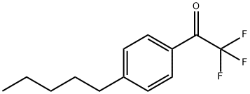 2,2,2-TRIFLUORO-1-(4-PENTYL-PHENYL)-ETHANONE Struktur