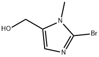 (2-BROMO-3-METHYL-3H-IMIDAZOL-4-YL)-METHANOL Struktur