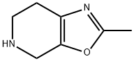 4,5,6,7-tetrahydro-2-methyloxazolo[5,4-c]pyridine Struktur