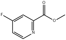 4-FLUORO-PYRIDINE-2-CARBOXYLIC ACID METHYL ESTER Struktur