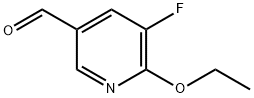 6-Ethoxy-5-fluoronicotinaldehyde Struktur