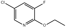 5-CHLORO-2-ETHOXY-3-FLUORO-PYRIDINE Struktur