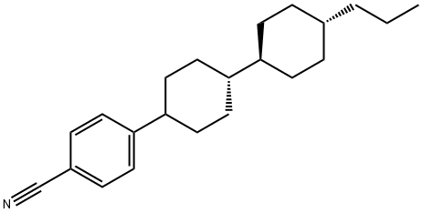 4-[trans-4-(trans-4-Propylcyclohexyl) cyclohexyl]benzonitrile Struktur