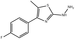 4-(4-FLUOROPHENYL)-5-METHYL-2(3H)-THIAZOLONE HYDRAZONE Struktur