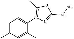 4-(2,4-DIMETHYLPHENYL)-5-METHYL-2(3H)-THIAZOLONE HYDRAZONE Struktur