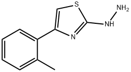 4-(2-METHYLPHENYL)-2(3H)-THIAZOLONE HYDRAZONE Struktur