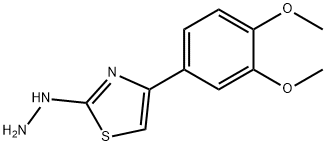 4-(3,4-DIMETHOXYPHENYL)-2(3H)-THIAZOLONE HYDRAZONE Struktur