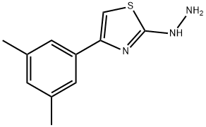 4-(3,5-DIMETHYLPHENYL)-2(3H)-THIAZOLONE HYDRAZONE Struktur