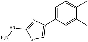 4-(3,4-DIMETHYLPHENYL)-2(3H)-THIAZOLONE HYDRAZONE Struktur