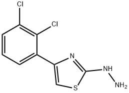 4-(2,3-DICHLOROPHENYL)-2(3H)-THIAZOLONE HYDRAZONE Struktur