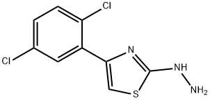 4-(2,5-DICHLOROPHENYL)-2(3H)-THIAZOLONE HYDRAZONE Struktur