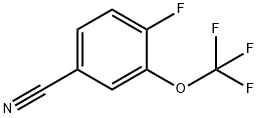 4-FLUORO-3-(TRIFLUOROMETHOXY)BENZONITRILE Struktur