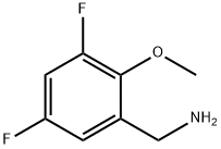 3,5-DIFLUORO-2-METHOXYBENZYLAMINE Struktur