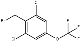 2,6-DICHLORO-4-(TRIFLUOROMETHOXY)BENZYL BROMIDE Struktur