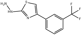 4-[3-(TRIFLUOROMETHYL)PHENYL]-2(3H)-THIAZOLONE HYDRAZONE Struktur