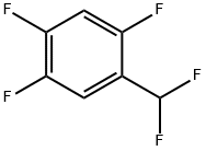 1-(DIFLUOROMETHYL)-2,4,5-TRIFLUOROBENZENE Struktur