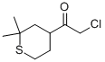 Ethanone, 2-chloro-1-(tetrahydro-2,2-dimethyl-2H-thiopyran-4-yl)- (9CI) Struktur