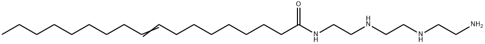 N-[2-[[2-[(2-aminoethyl)amino]ethyl]amino]ethyl]-9-octadecenamide Struktur