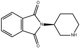 3-(S)-PIPERIDINYL PHTHALIMIDE HYDROCHLORIDE Struktur