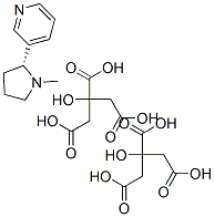 (S)-nicotine dicitrate  Struktur