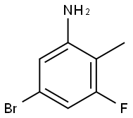 5-BroMo-3-fluoro-2-Methylaniline Struktur