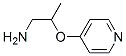 1-Propanamine,  2-(4-pyridinyloxy)- Struktur