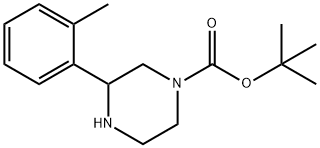 1-BOC-3-O-TOLYLPIPERAZINE Struktur