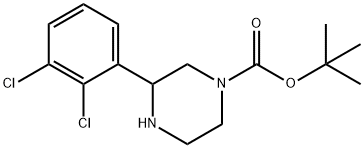 1-Boc-3-(2,3-dichlorophenyl)piperazine Struktur