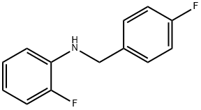 2-Fluoro-N-(4-fluorobenzyl)aniline, 97% Struktur