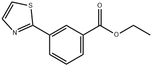 Ethyl 3-(1,3-thiazol-2-yl)benzoate Struktur