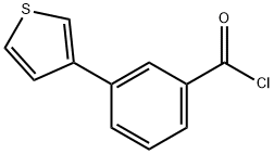 3-THIEN-3-YLBENZOYL CHLORIDE Struktur