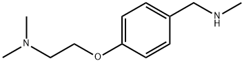 N,N-DIMETHYL-2-[4-[(METHYLAMINO)METHYL]PHENOXY]ETHANAMINE Struktur