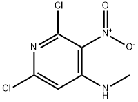 2,6-dichloro-N-Methyl-3-nitropyridin-4-aMine Struktur