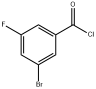 3-Bromo-5-fluorobenzoyl chloride Struktur