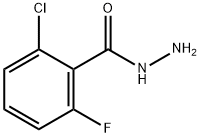 2-CHLORO-6-FLUOROBENZOHYDRA ZIDE Struktur