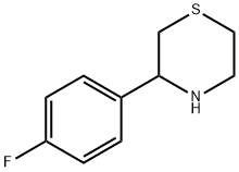 3-(4-FLUOROPHENYL) THIOMORPHOLINE Struktur