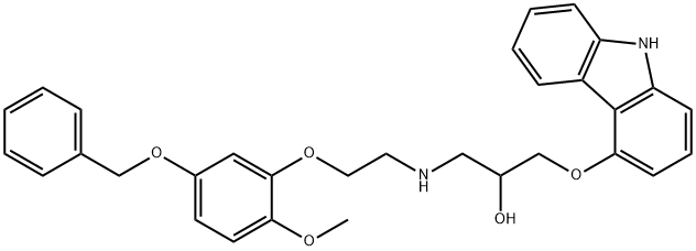 5'-BENZYLOXY-CARVEDILOL Struktur