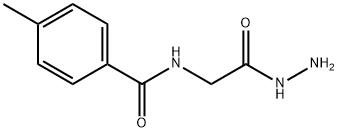 2-(4-METHYLBENZAMIDO)ACETIC ACID HYDRAZIDE Struktur