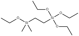 1,2-Bis(methyldiethoxysilyl)ethane Struktur