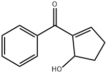 (5-HYDROXY-CYCLOPENT-1-ENYL)-PHENYL-METHANONE Struktur